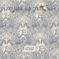 Moonlit Owls Paperless Towels || Reusable Paper Towels || Artisan Series || Katie O’Shea