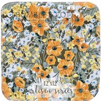 Heirloom Floral Paperless Towels || Reusable Paper Towels || Artisan Series || Sharon Holland