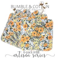 Heirloom Floral Paperless Towels || Reusable Paper Towels || Artisan Series || Sharon Holland