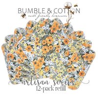 Heirloom Floral Paperless Towels || Reusable Paper Towels || Artisan Series || Sharon Holland