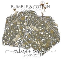 Lunar & Celestial Mushrooms Paperless Towels || Reusable Paper Towels || Artisan Series || Hazelwood