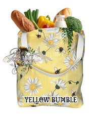 Botanical Cotton Tote Bag | Farmers Market Shopping Bag