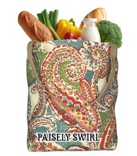 Botanical Cotton Tote Bag | Farmers Market Shopping Bag