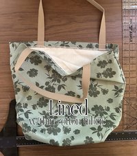 Botanical Cotton Tote Bag | Farmers Market Shopping Bag