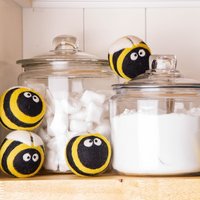 Eco Dryer Balls: BUMBLES Set of 6 w/Bag