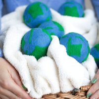 Eco Dryer Balls: EARTH Set of 6 w/Bag