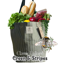 Botanical Cotton Tote Bag | Farmers Market Shopping Bag