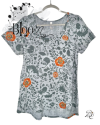 Grey&Botanical Tee ℓαяgє