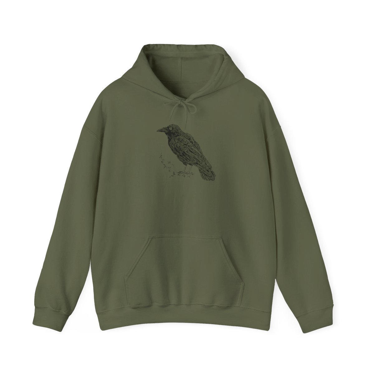 Raven Crow Hooded Sweatshirt