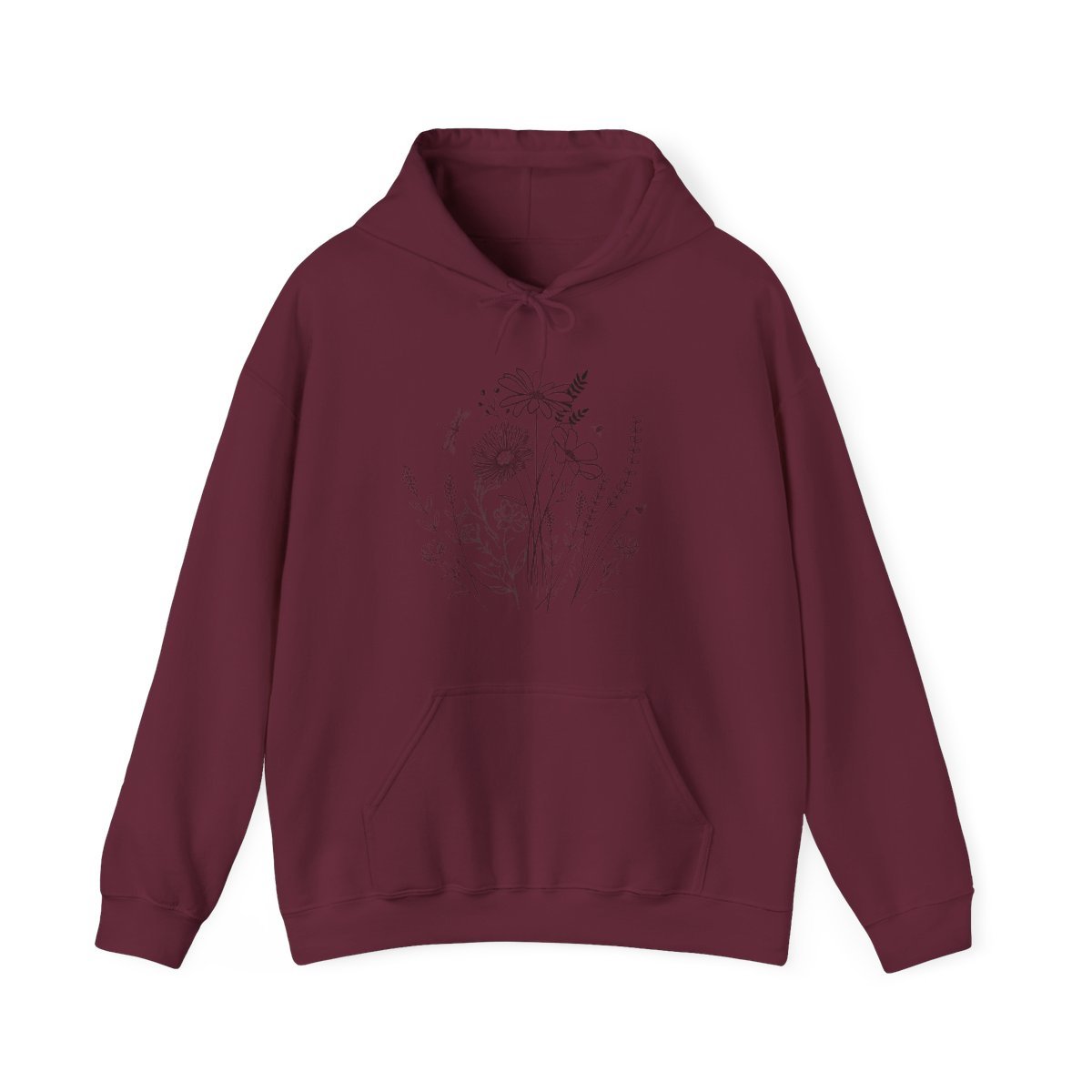 Wildflowers Unisex Hoodie || Wildflower Hoodie || Flower Garden Hoodie