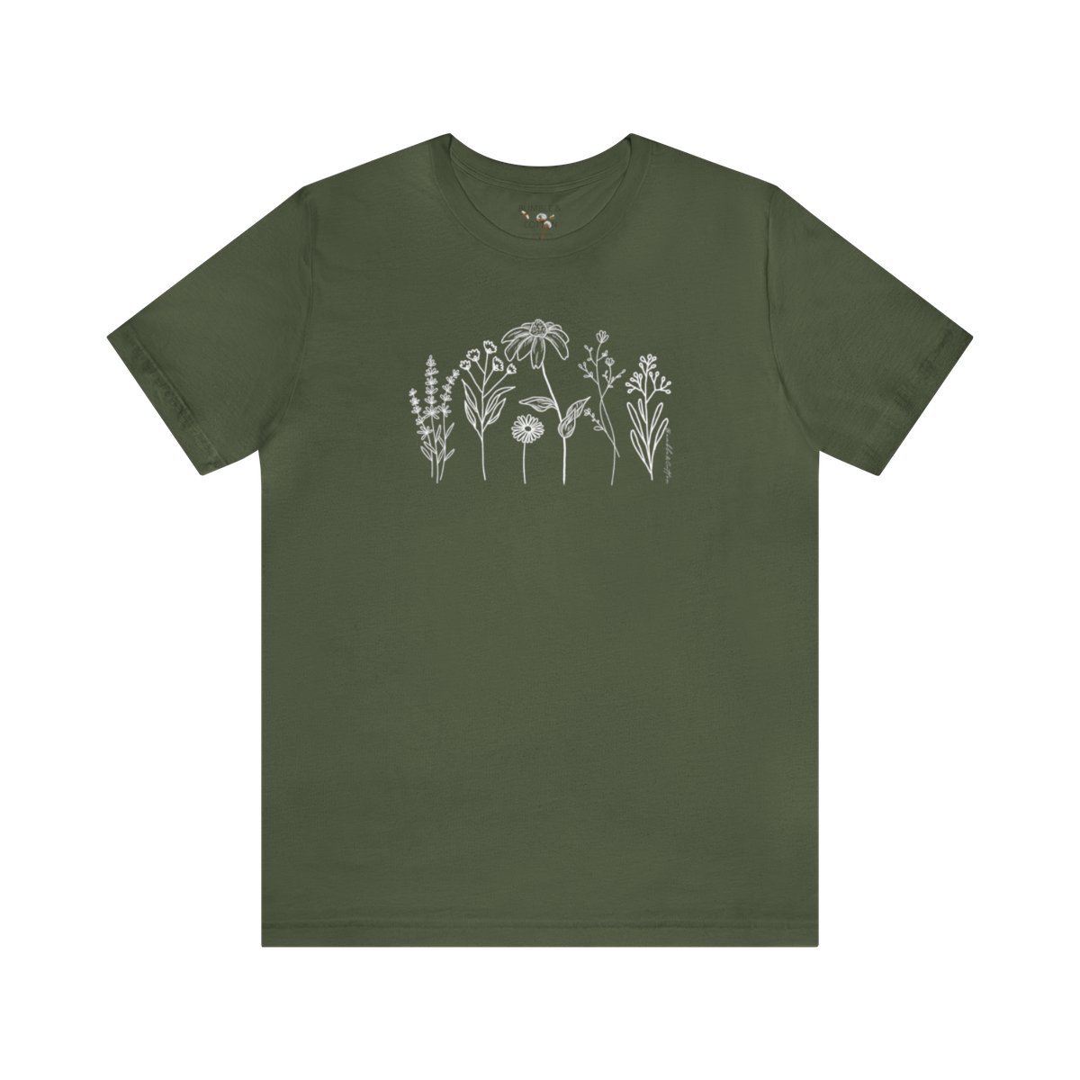 Flower Line Tee