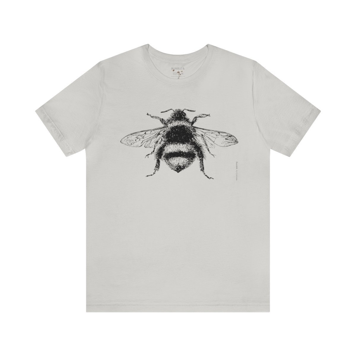 Bumblebee Eco Tee Shirt || Bombus Tee shirt || Unisex Fit || Pollinator Eco Tee