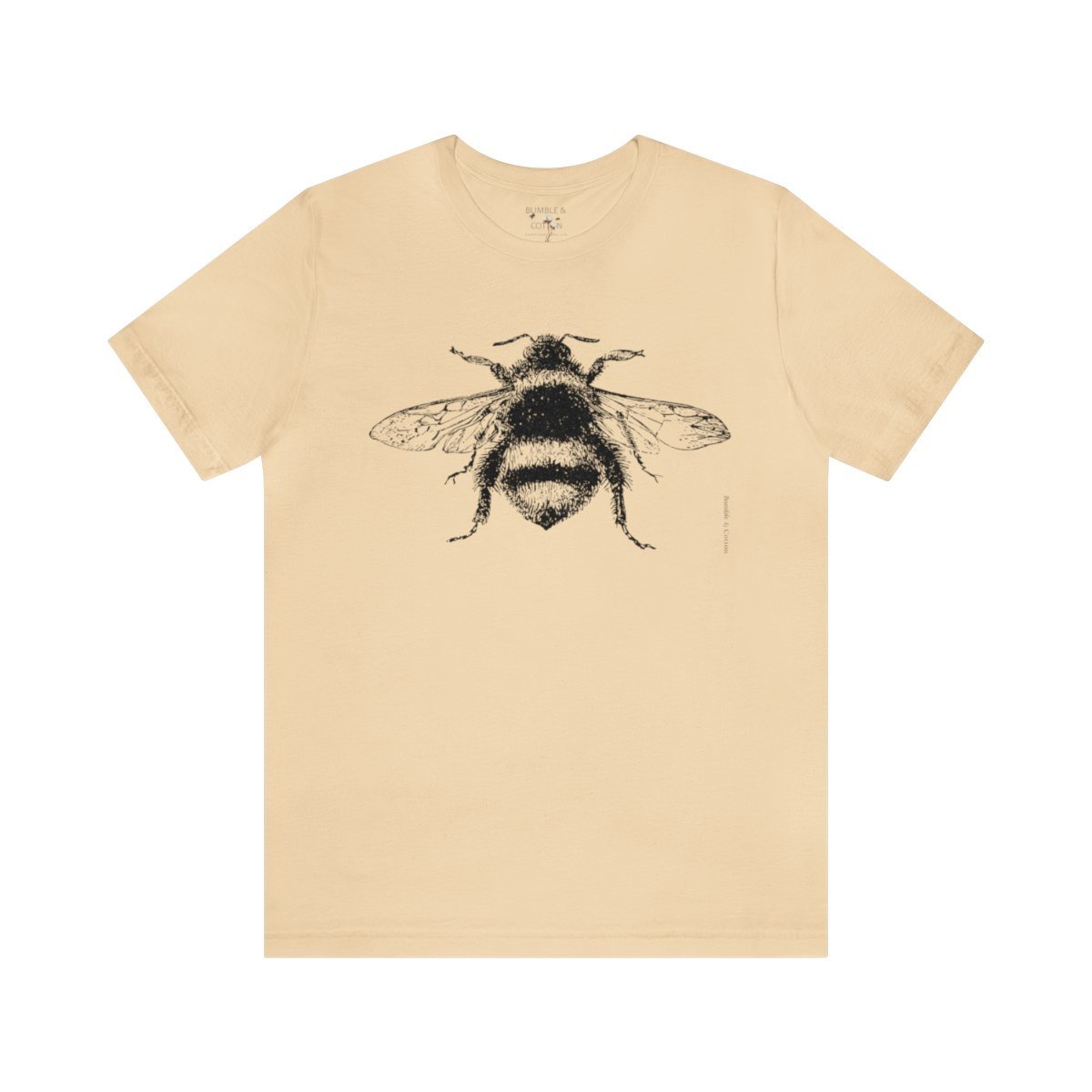 Bumblebee Eco Tee Shirt || Bombus Tee shirt || Unisex Fit || Pollinator Eco Tee