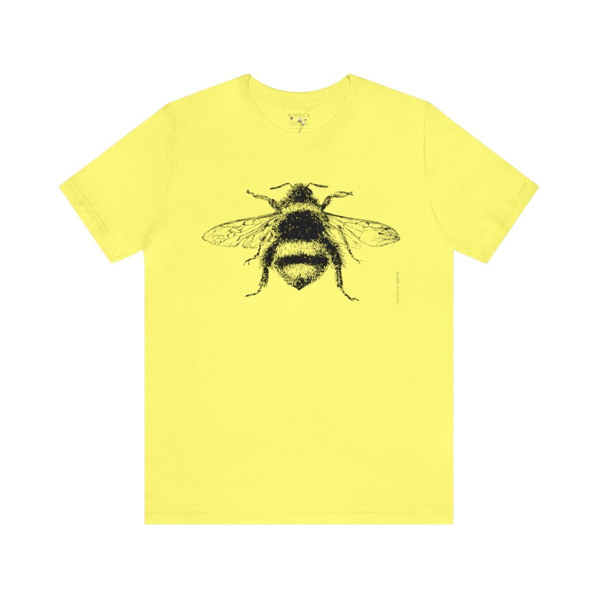 Bumblebee Eco Tee Shirt || Bombus Tee shirt || Unisex Fit || Pollinator Eco Tee