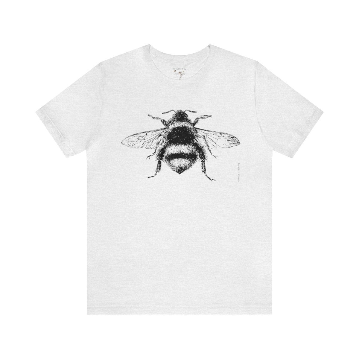 Bumblebee Eco Tee Shirt || Bombus Tee shirt || Unisex Fit || Pollinator Eco Tee