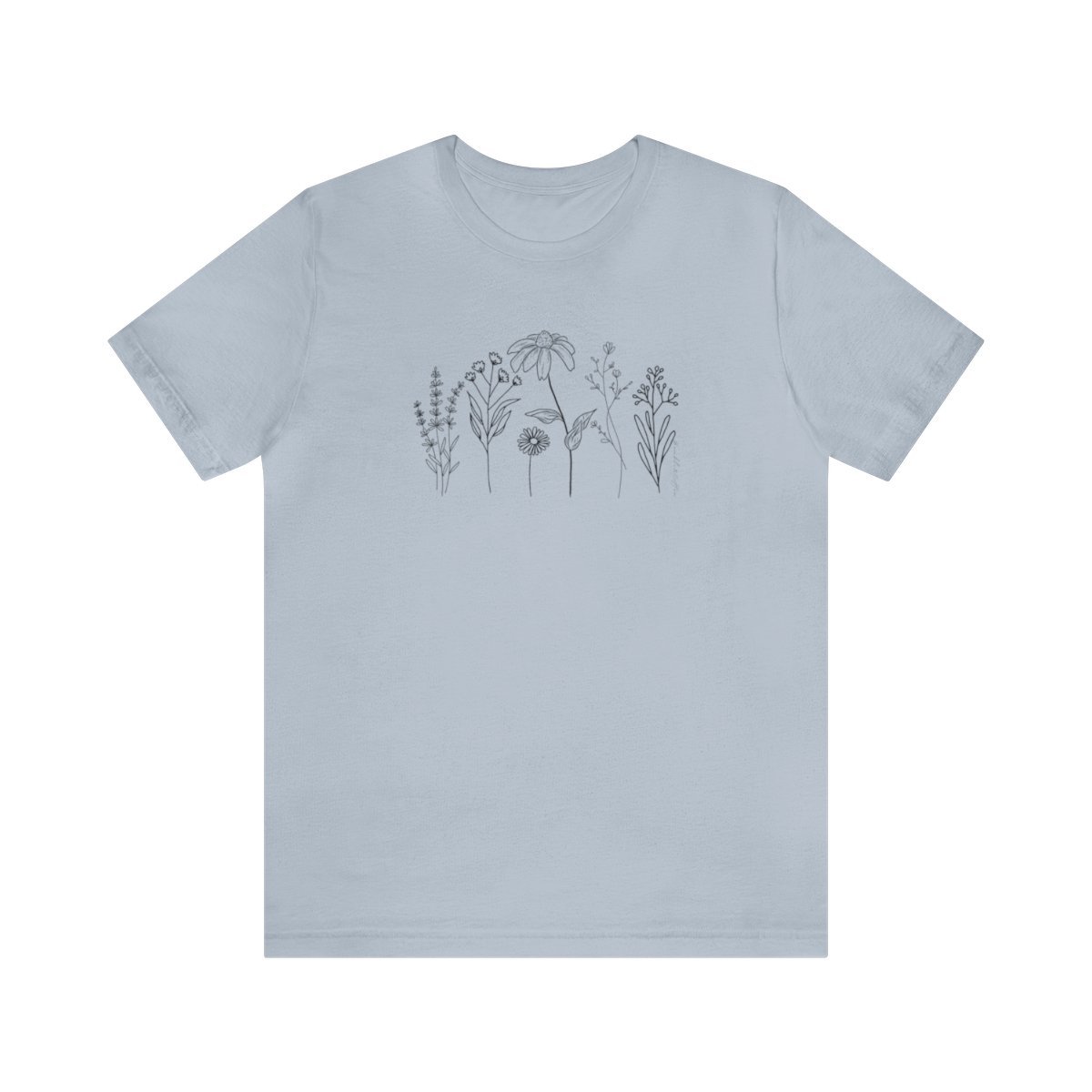 Flower Line Tee