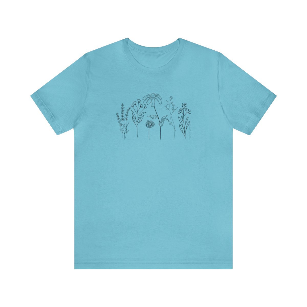 Flower Line Tee