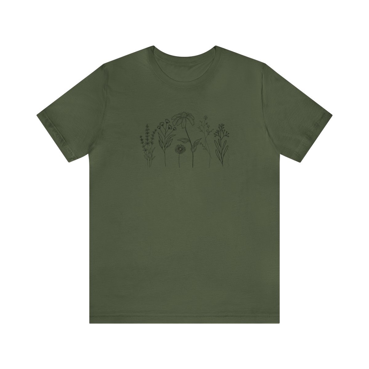 Flower Line Tee