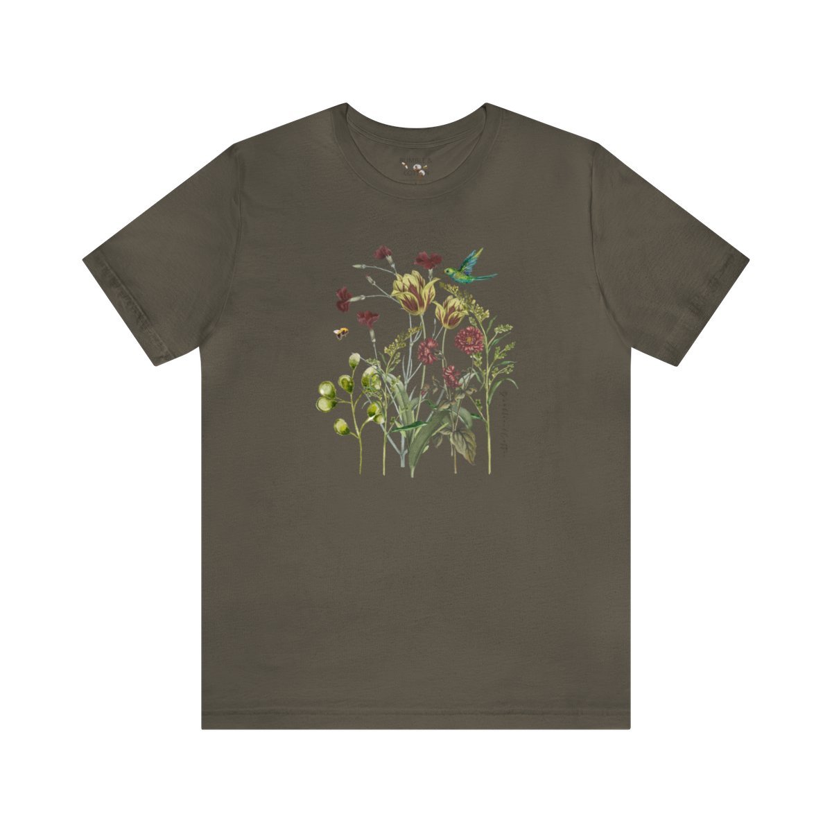 Botanicals & Hummingbird Tee