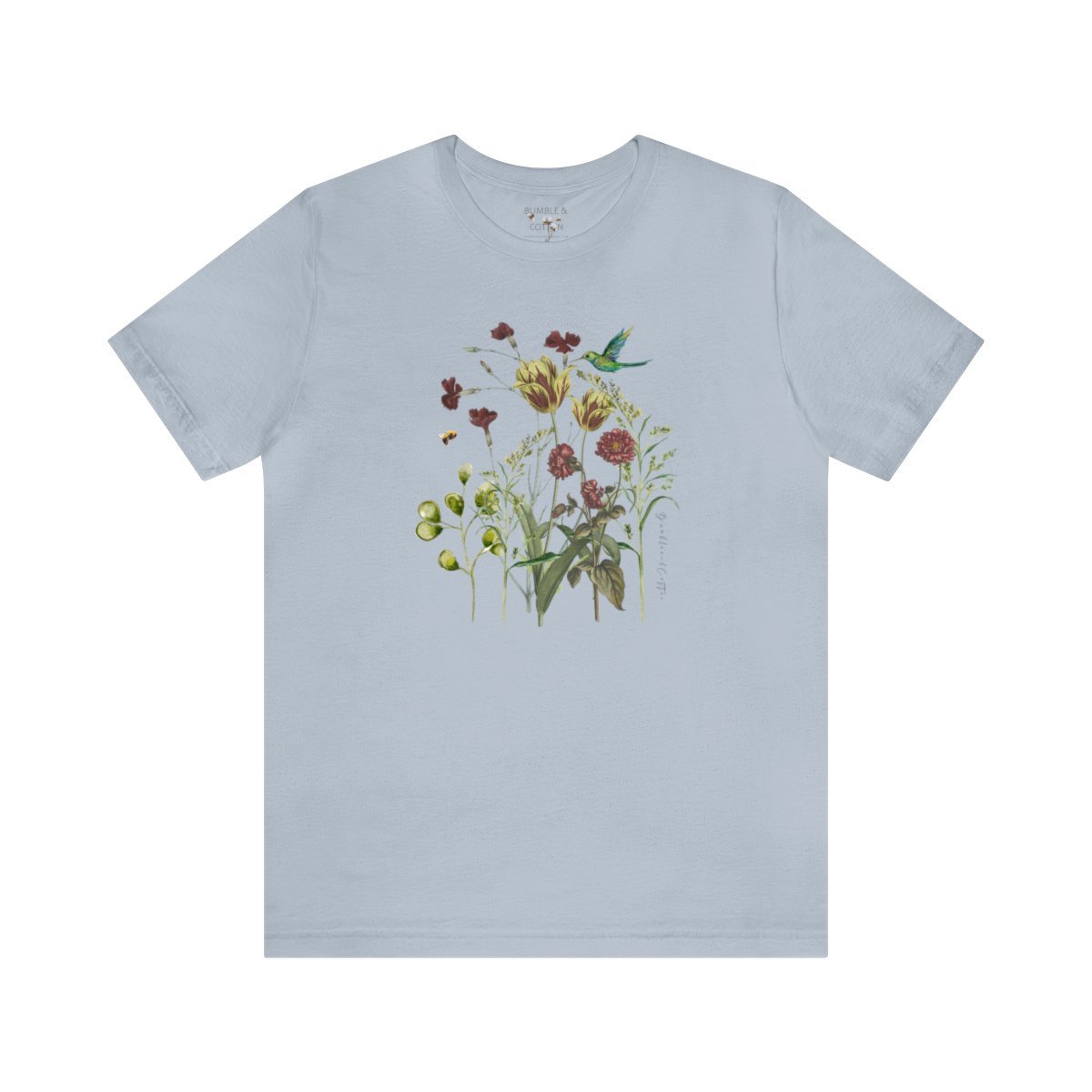 Botanicals & Hummingbird Tee || Unisex Fit 