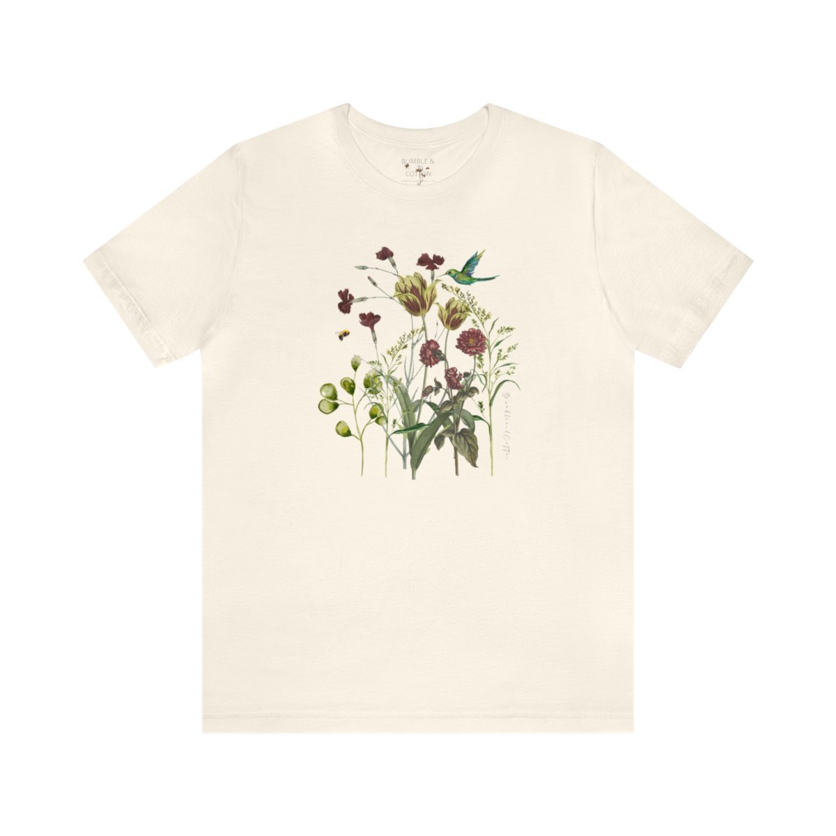 Botanicals & Hummingbird Tee
