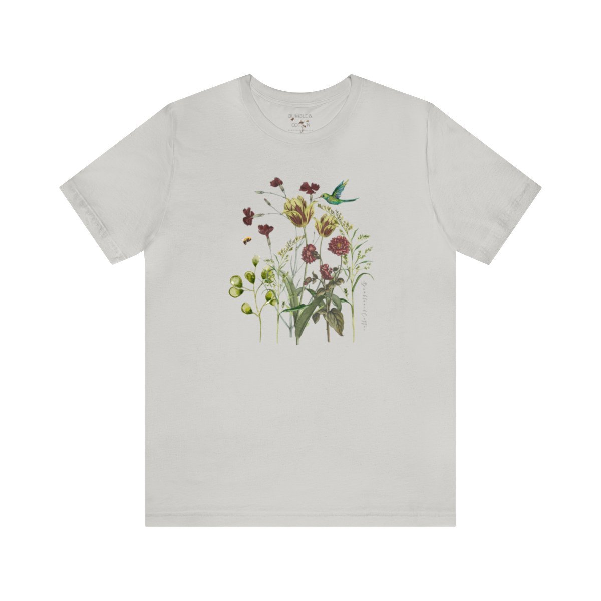 Botanicals & Hummingbird Tee || Unisex Fit 