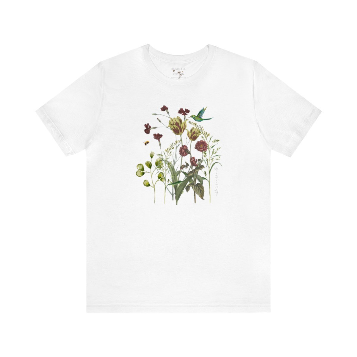 Botanicals & Hummingbird Tee