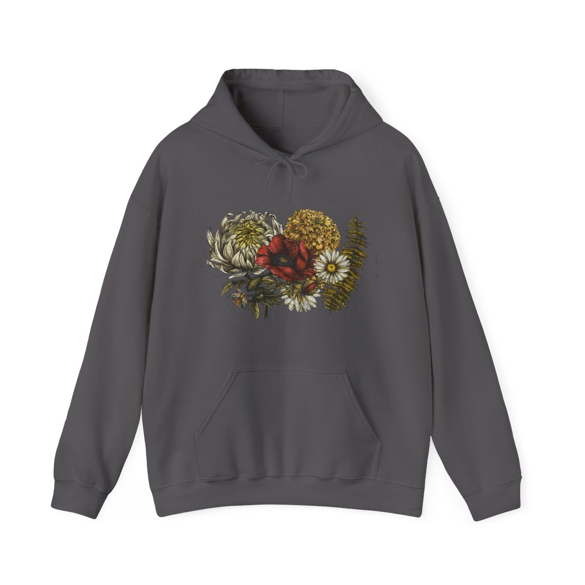 Floral Botanical Hoodie Sweatshirt
