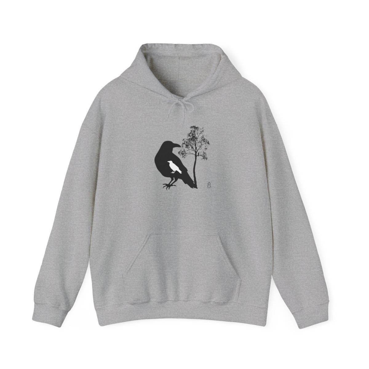 Crow Hoodie || Crow Hooded Sweatshirt
