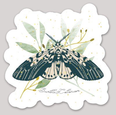 Magic Moth Sticker
