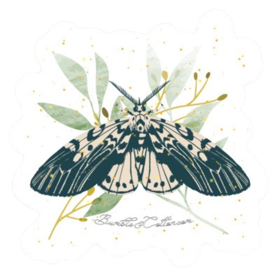 Magic Moth Sticker
