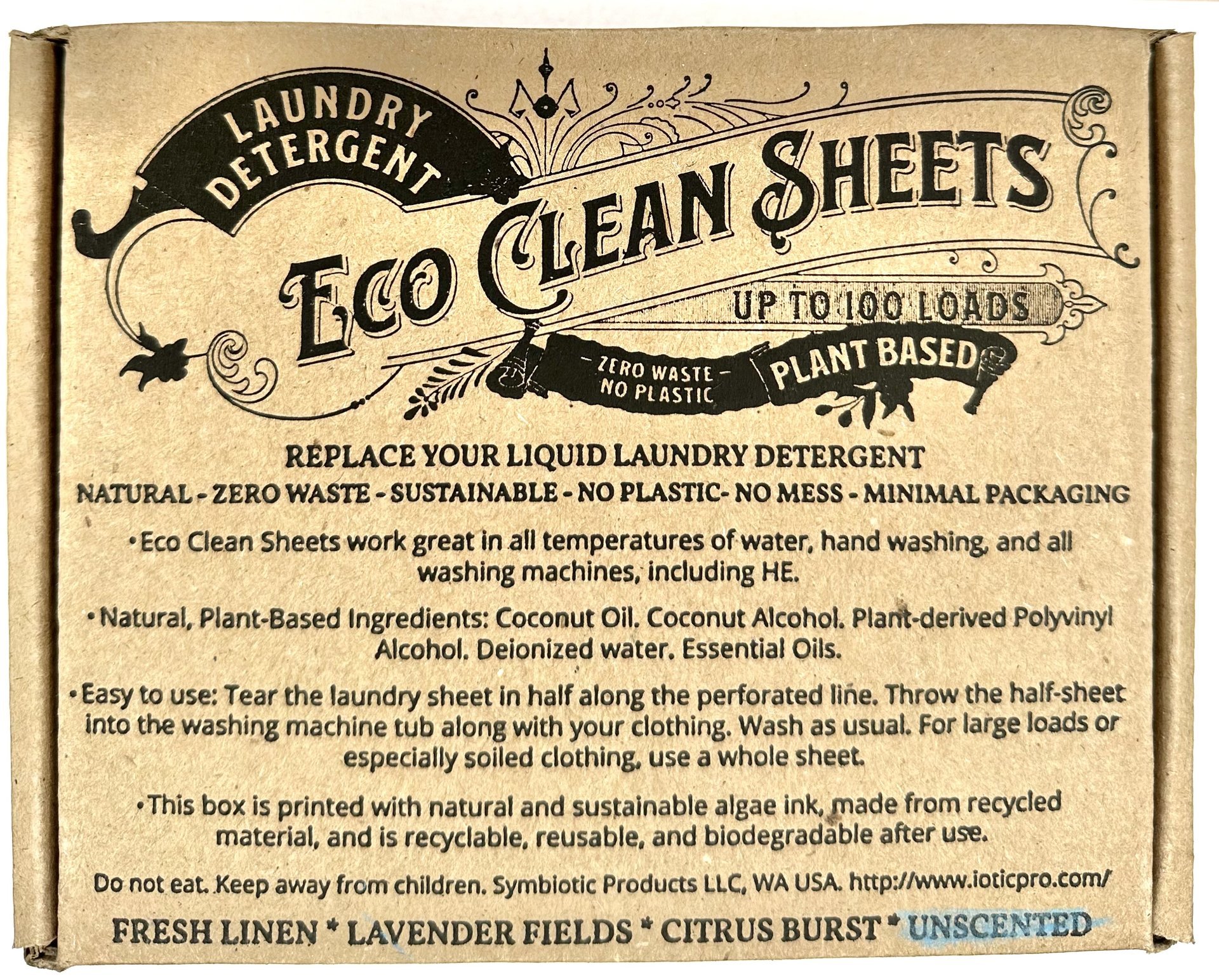 ECO Laundry Sheets || Plastic-Free Natural Laundry Soap
