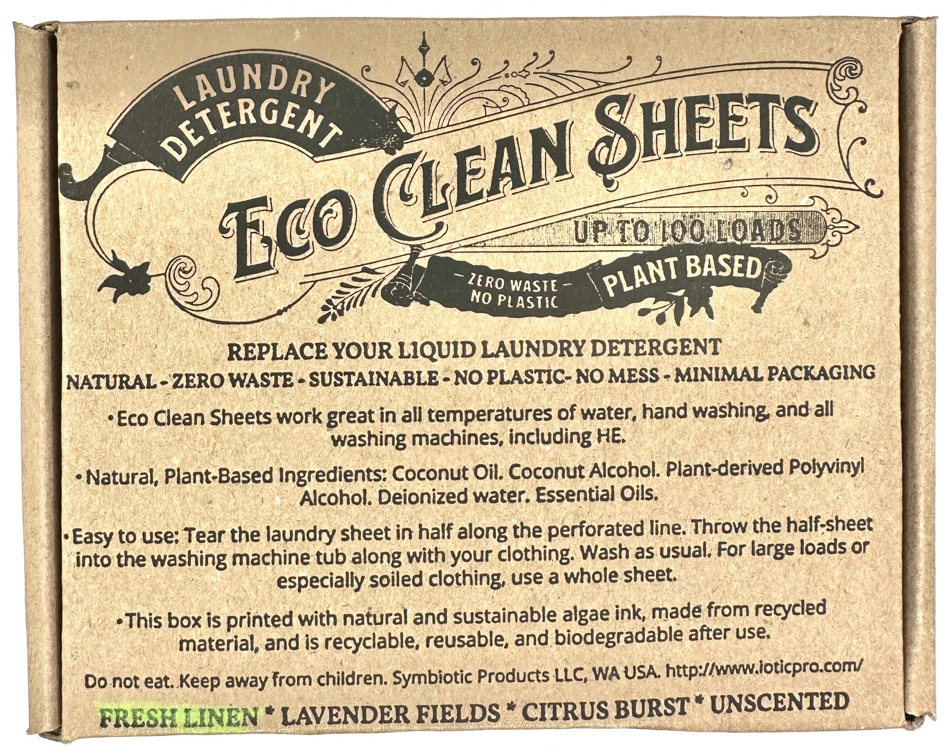 ECO Laundry Sheets || Plastic-Free Natural Laundry Soap