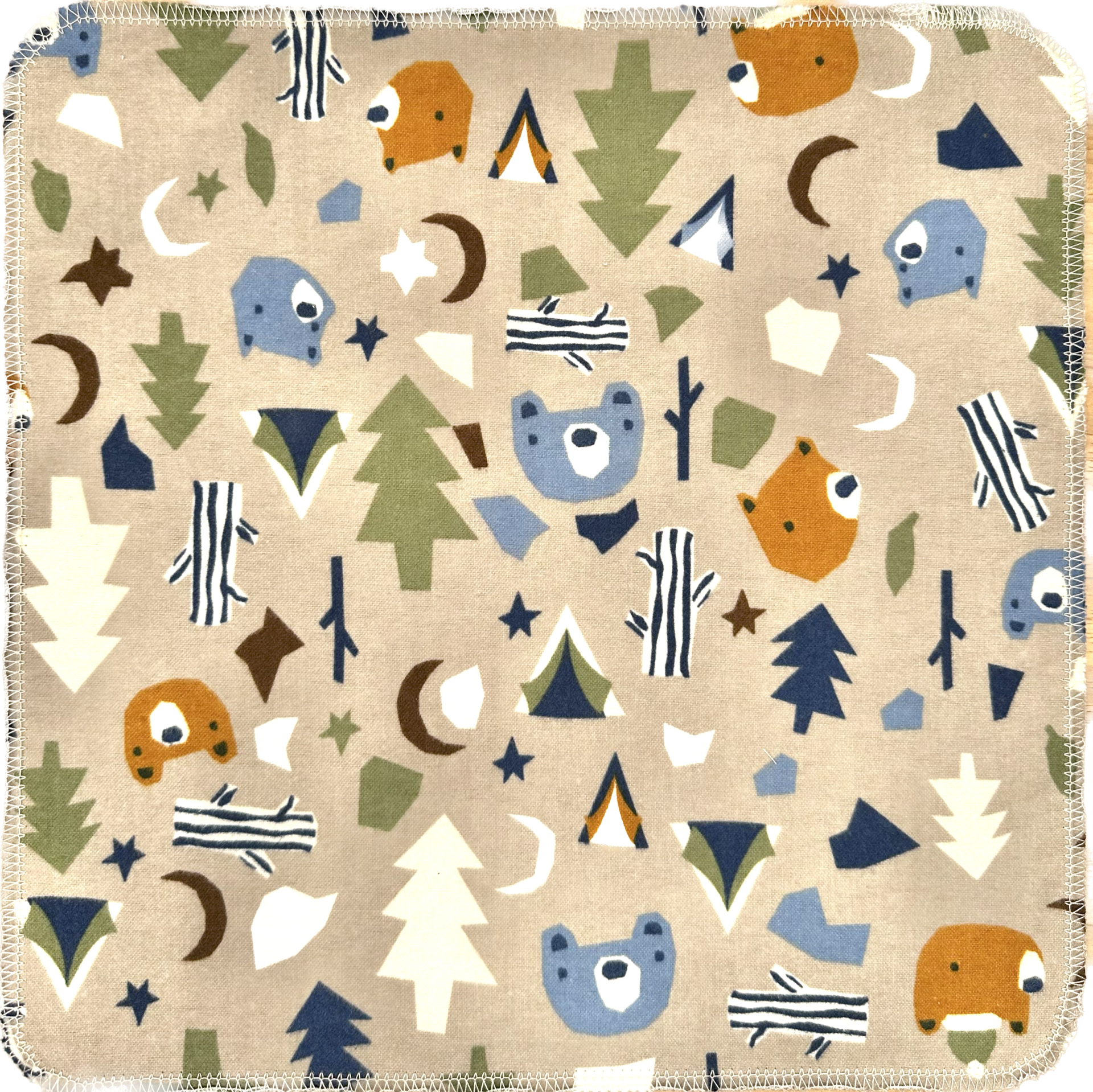 Bears & Wilderness Paperless Towels || Unpaper Towels || Zero Waste Camping 12x12 Sheets