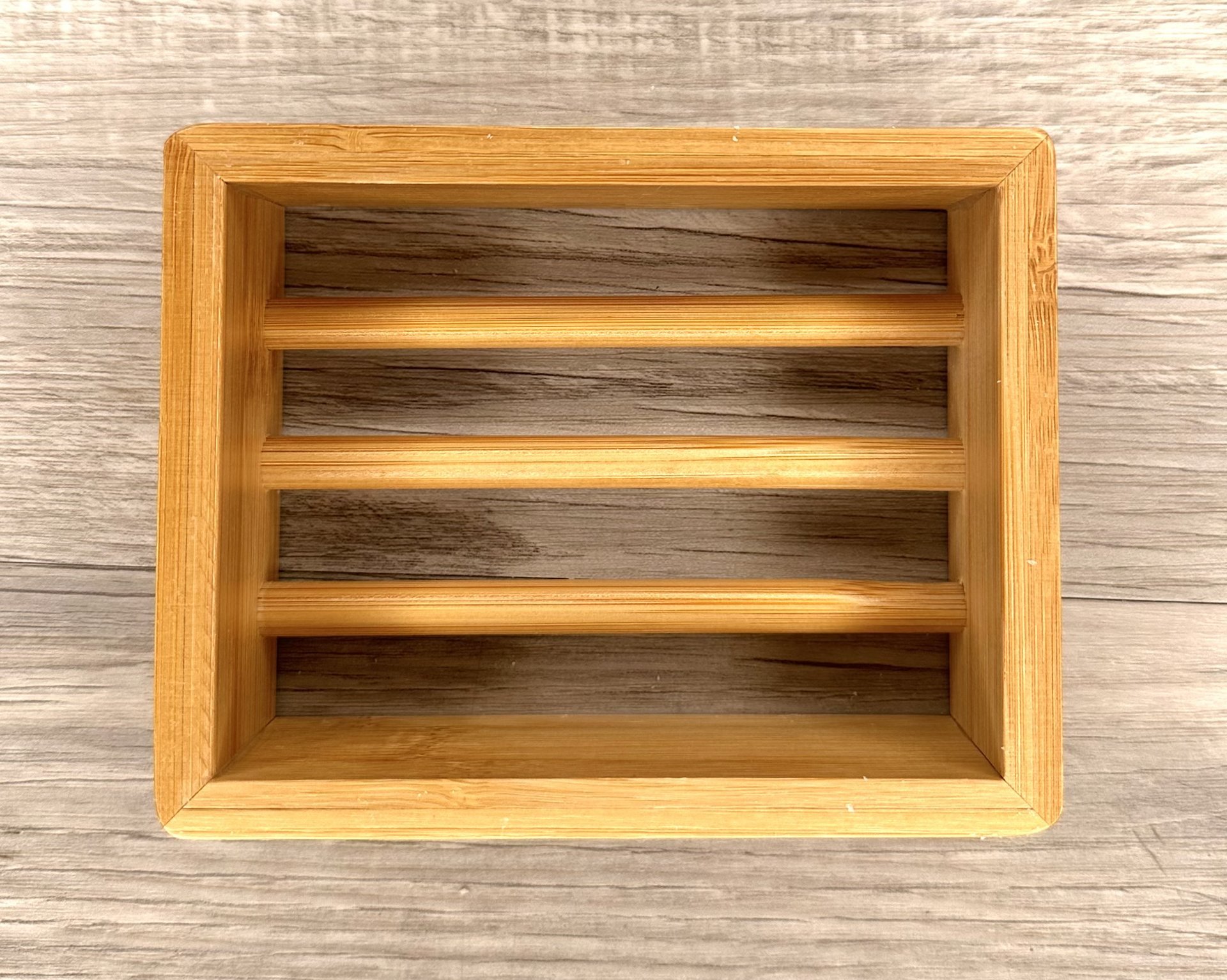 Bamboo Dish-Soap Tray for Solid Dish Soap