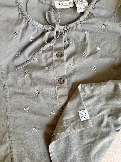 Green&Flowers Cotton Top ℓαяgє