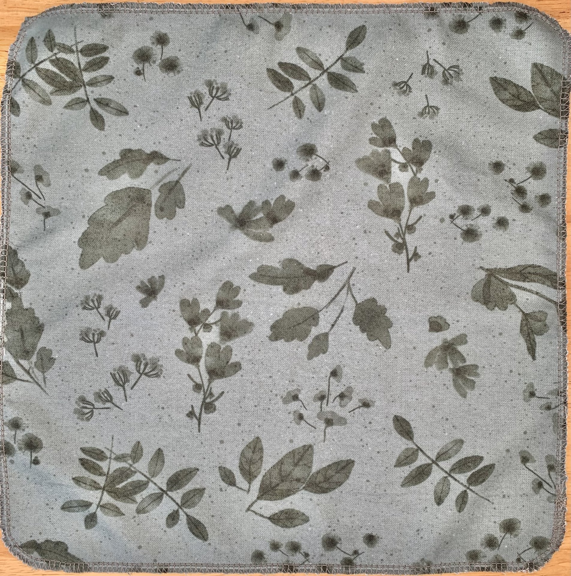 Botanical Leaves Paperless Towels || Unpaper Towels || Eco Kitchen Gift Botanical || 12x12 Sheets