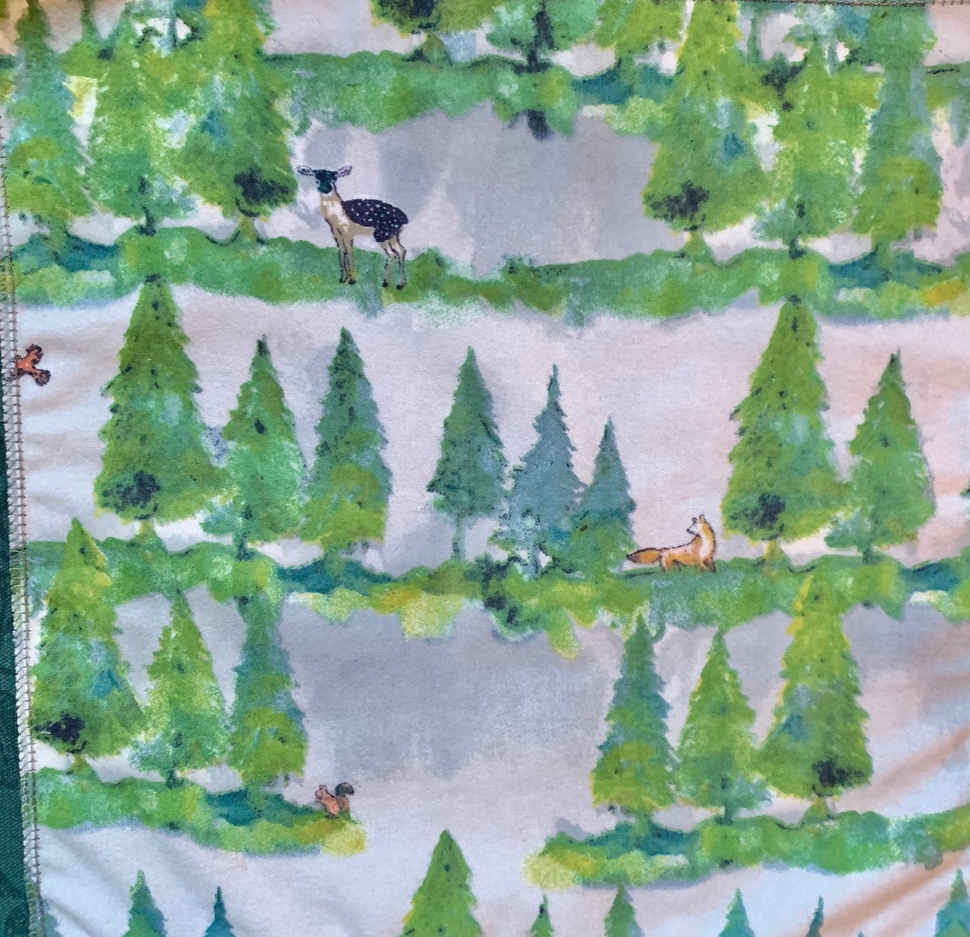 Watercolor Forest Paperless Towels || Unpaper Towels || Eco Sustainable Kitchen