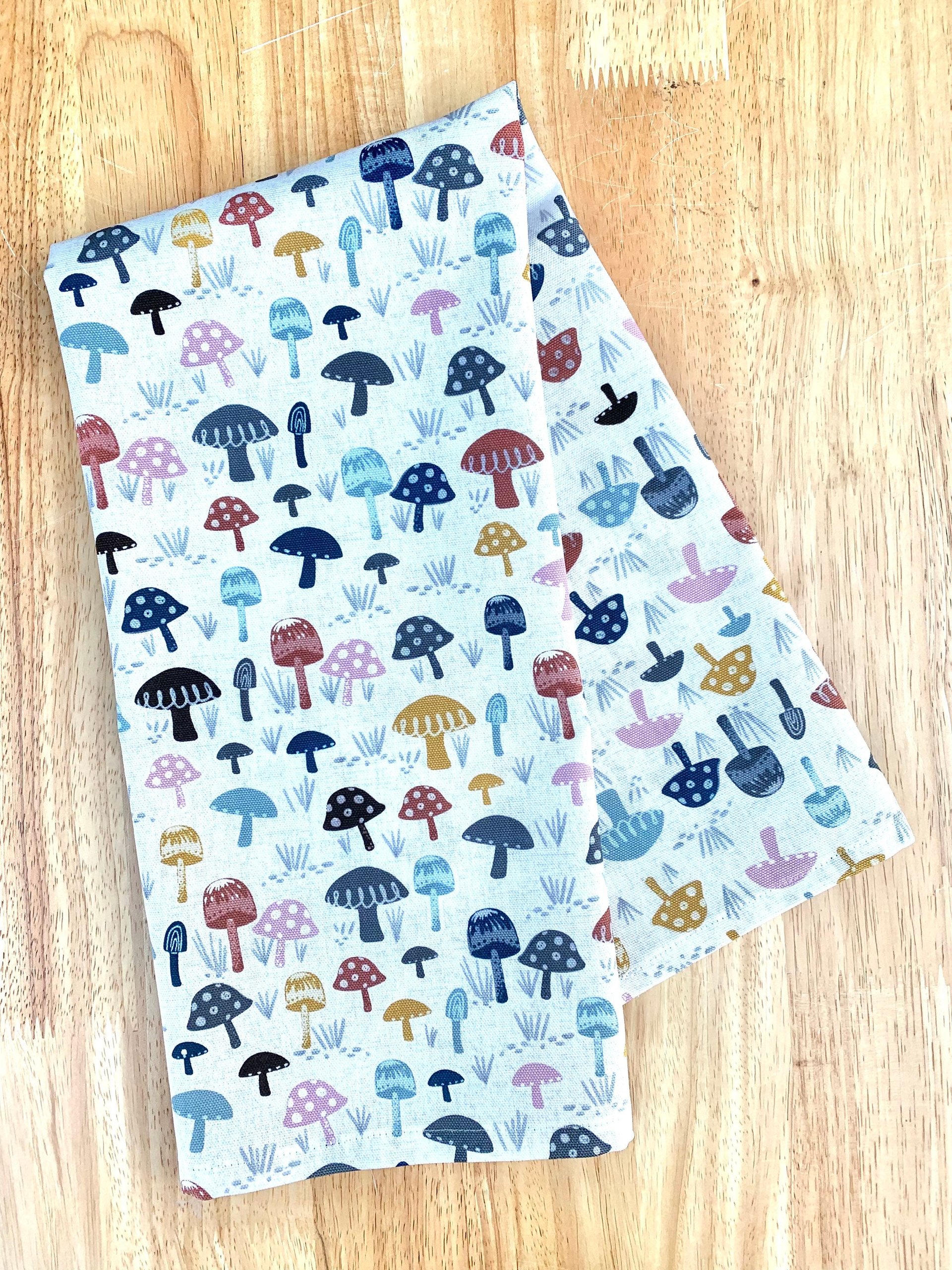 Groovy Mushrooms Chef Towel || 20x30 Kitchen Towel