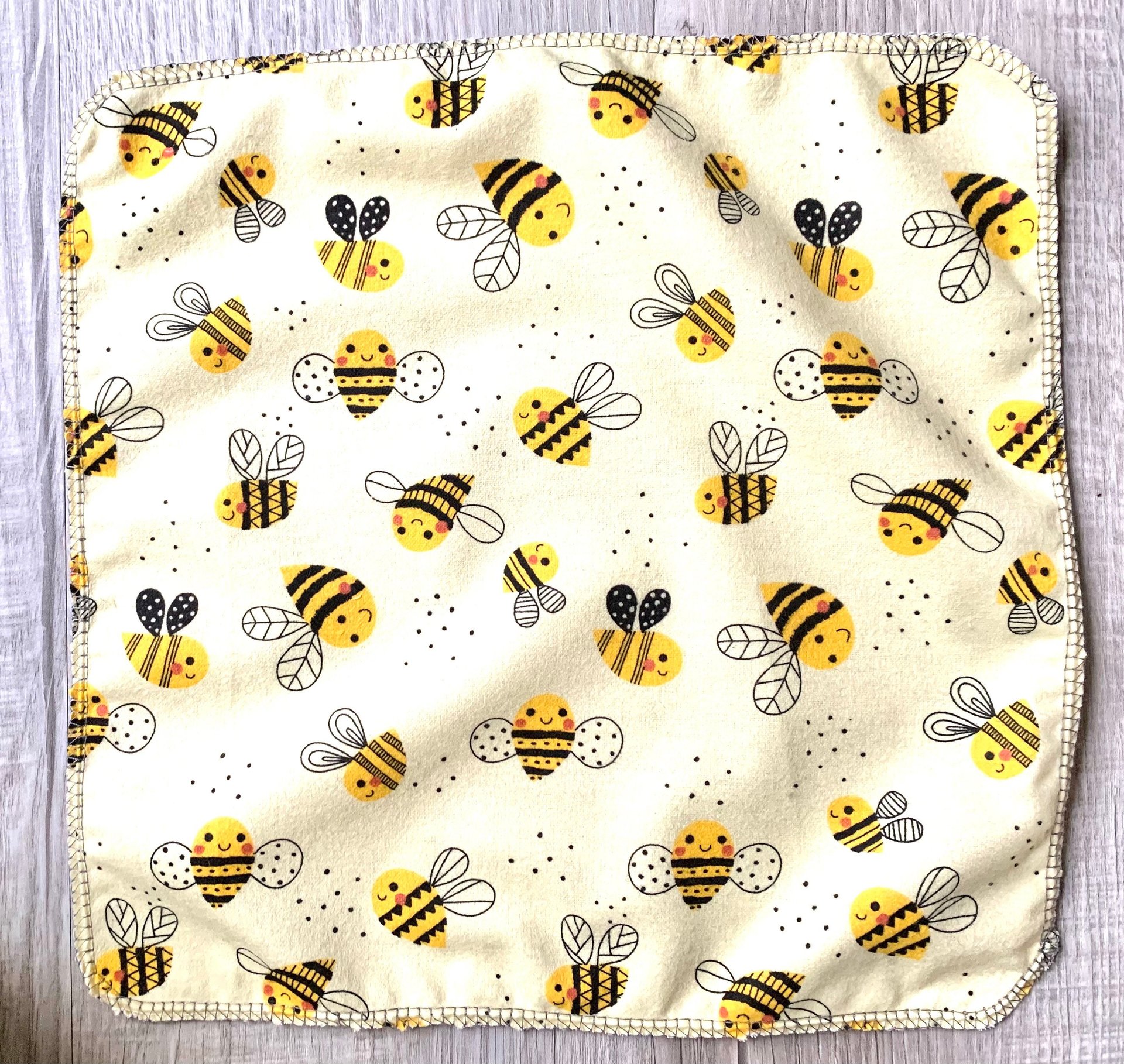 Sunflowers & Bumble Bees Paperless Towels || Unpaper Towels || eco friendly kitchen || zero-waste