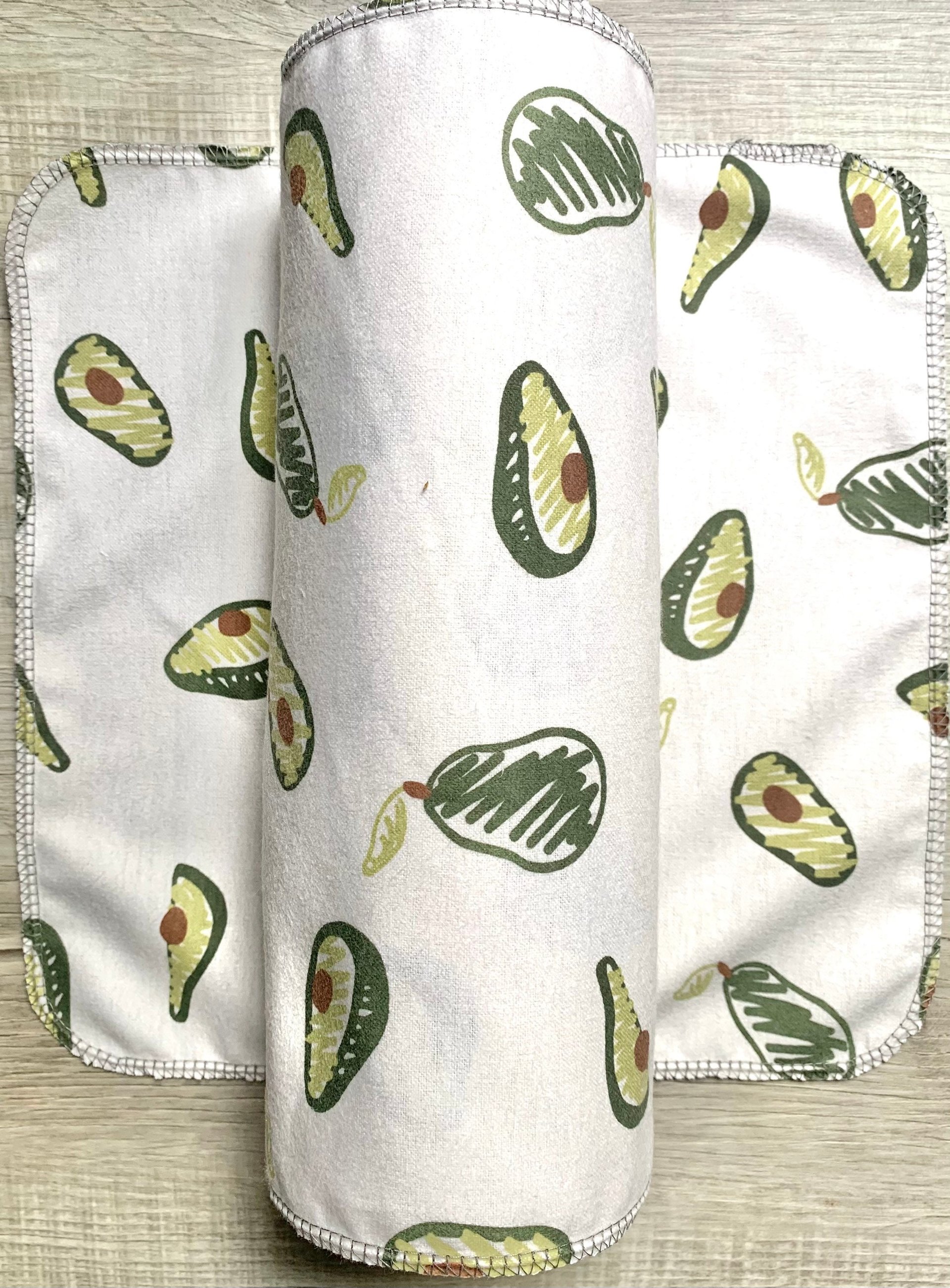 Avocado Paperless Towels || Unpaper Towels || Eco Sustainable Zero Waste Kitchen 12x12 Sheets