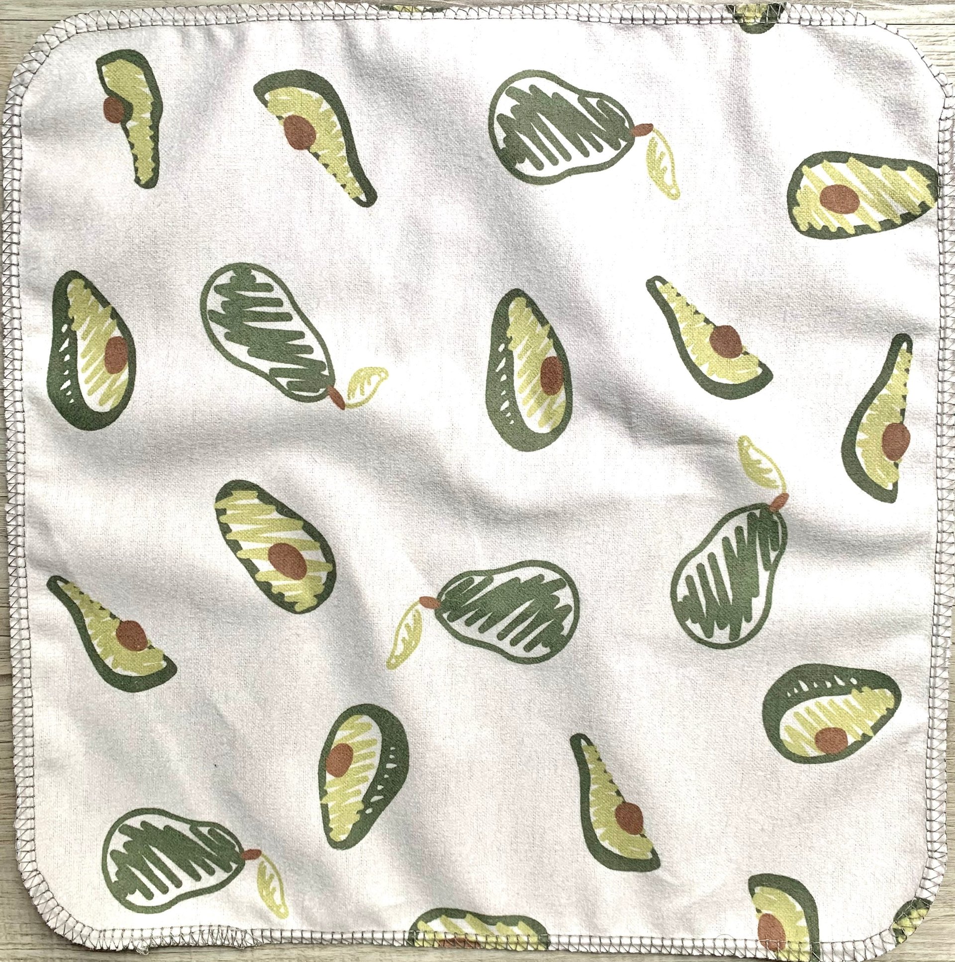 Avocado Paperless Towels || Unpaper Towels || Eco Sustainable Zero Waste Kitchen 12x12 Sheets