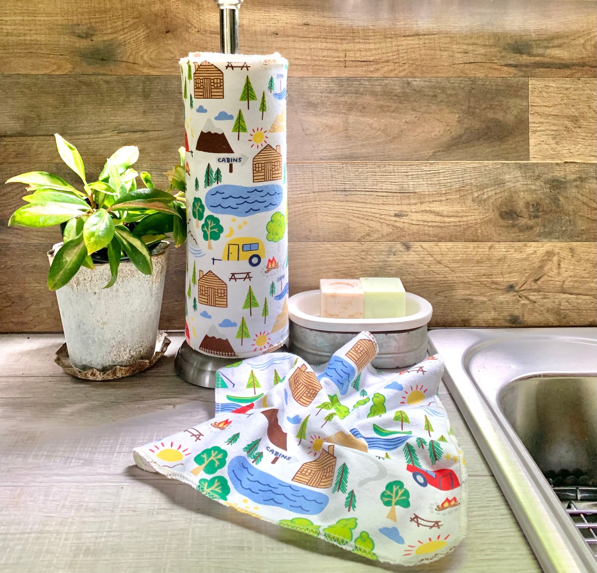 Summertime Paperless Towels || Unpaper Towels || Eco Sustainable