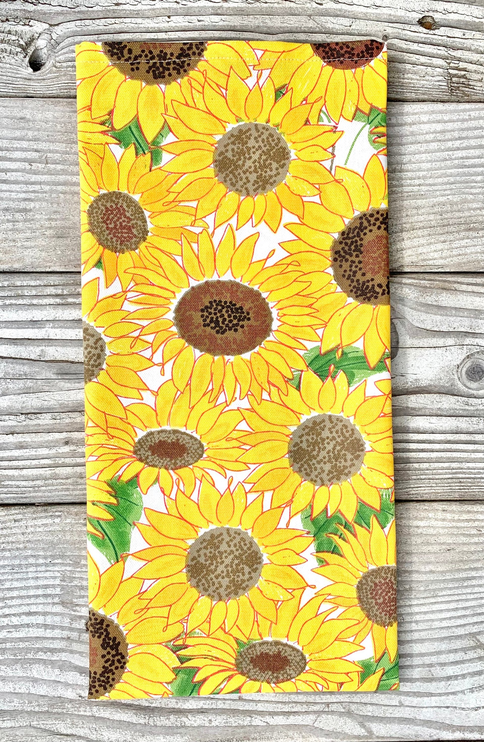 Sunny Sunflowers Chef Towel || Nature Inspired Kitchen Towel