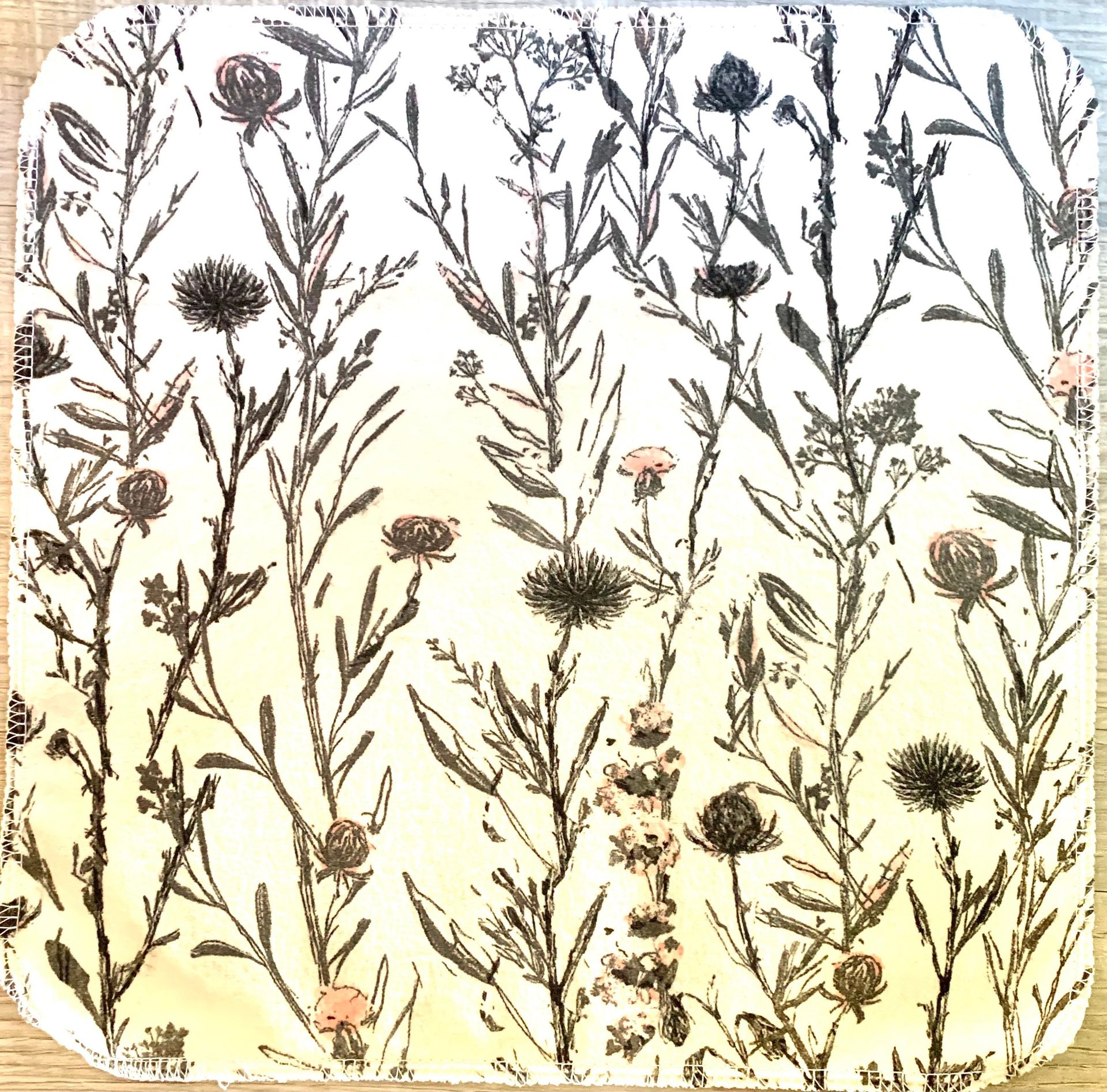 Wild Botanicals Paperless Towels || Unpaper Towels || Eco Sustainable Zero Waste Kitchen 12x12 Sheets