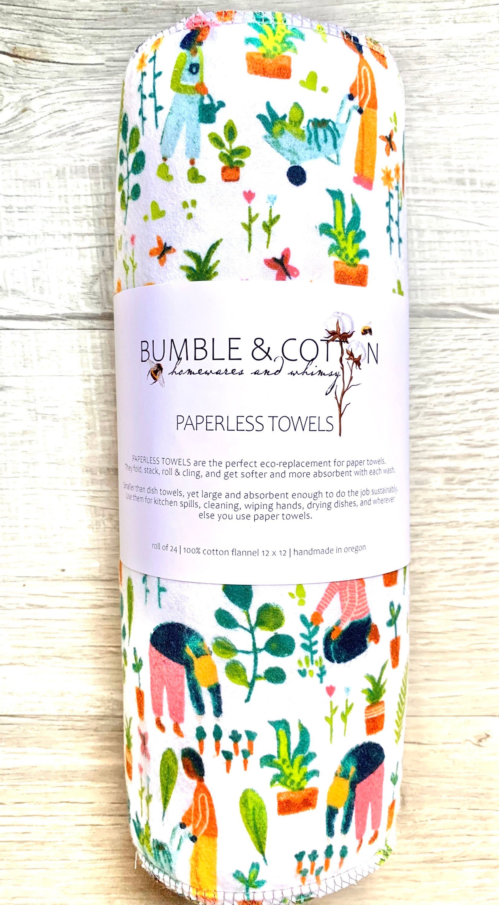 Garden Time Paperless Towels || Unpaper Towels || Eco Sustainable Zero Waste Kitchen