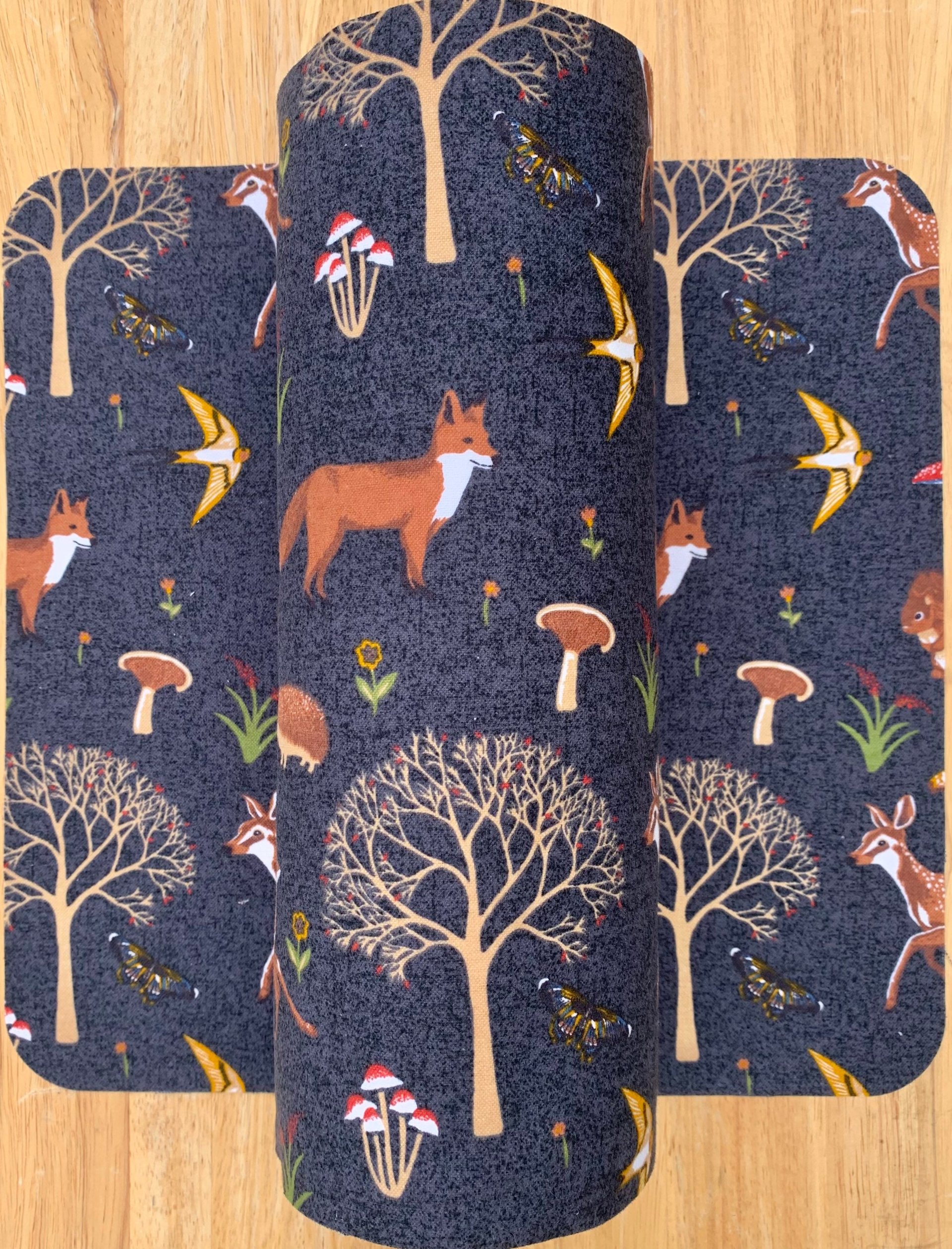 Woodland Animals Paperless Towels || 12x12 Sheets