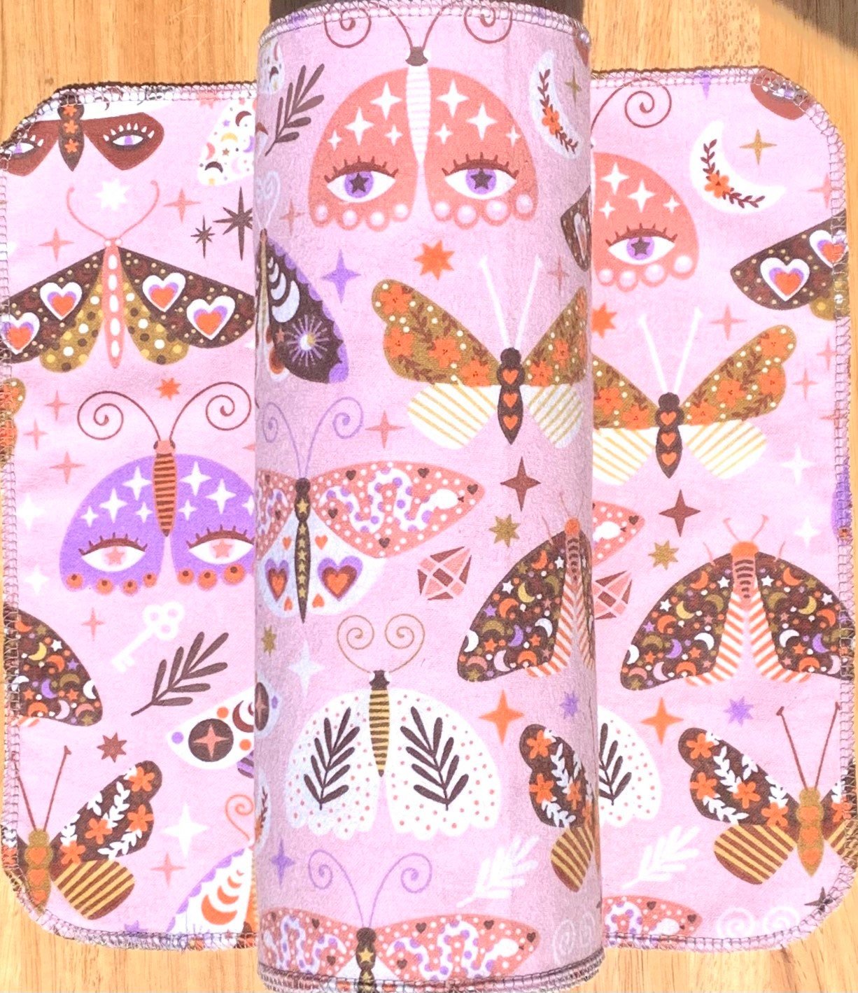 Dragonflies & Butterflies Paperless Towels || Unpaper Towels || Eco Sustainable Kitchen