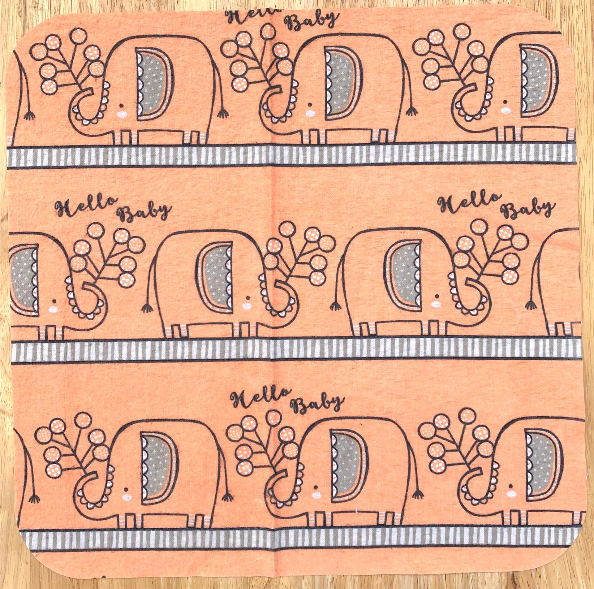 Beatrix Elephant (Series 4) Paperless Towels || Unpaper Towels || Eco Sustainable