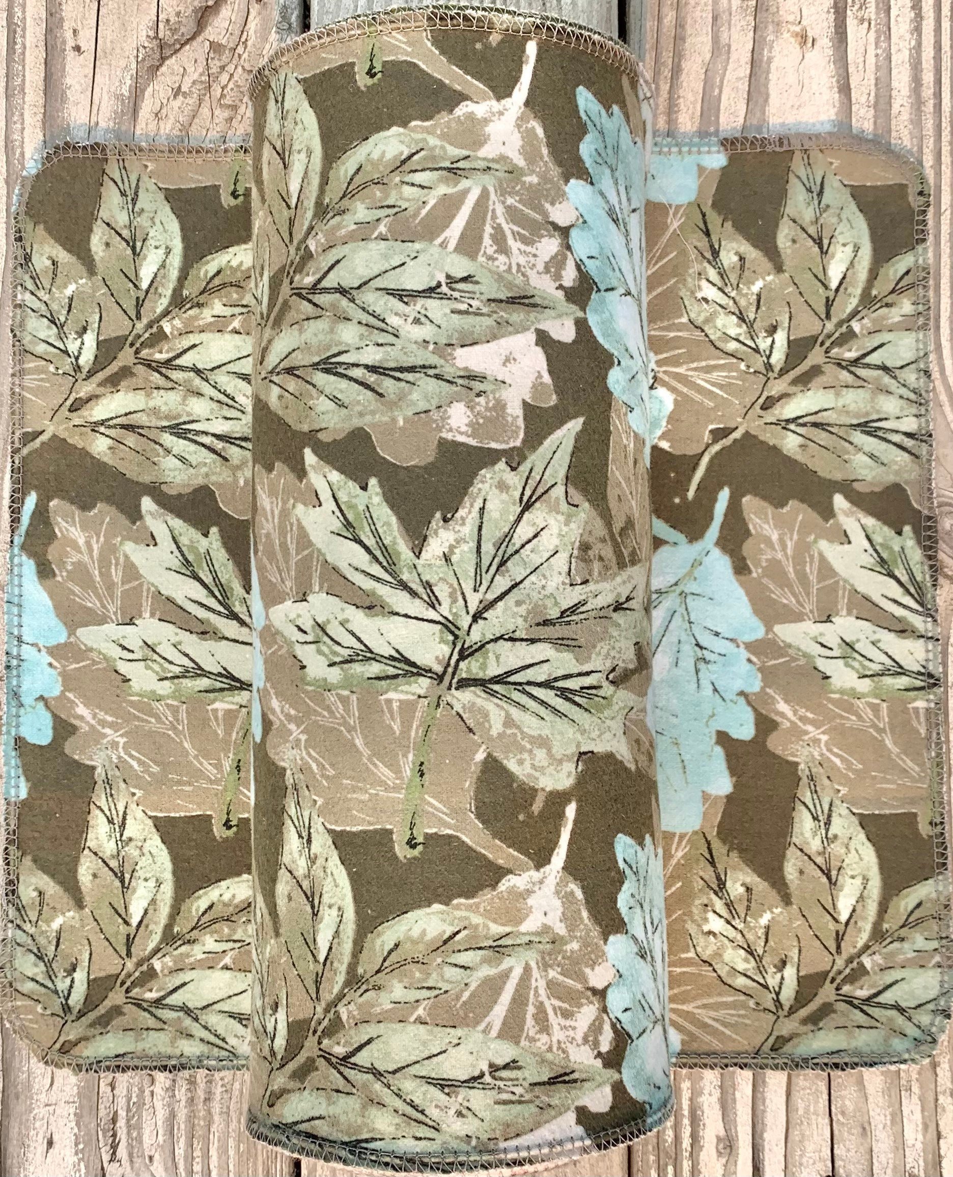 Meadow Leaves Paperless Towels || Unpaper Towels || Eco Kitchen Botanical Gift || 12x12 Sheets